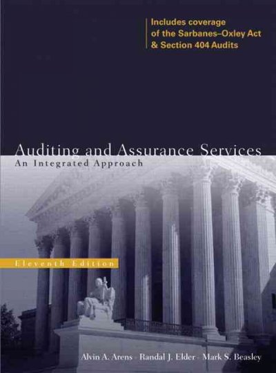 Auditing and assurance services : an integrated approach / Alvin A. Arens, Randal J. Elder, Mark S. Beasley.