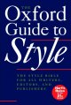 The Oxford guide to style  Cover Image