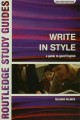 Write in style : a guide to good English  Cover Image